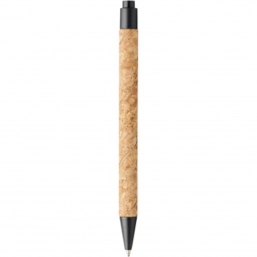 Logo trade promotional product photo of: Midar cork and wheat straw ballpoint pen